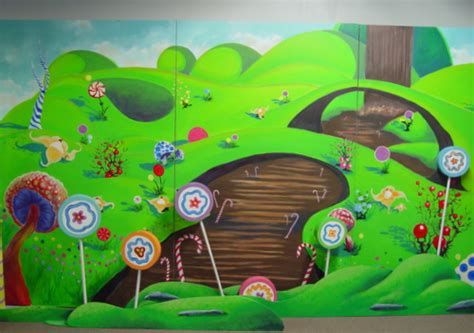 Mural - Chocolate River - 8' x 15' (#2837) - Props Unlimited Events LLC