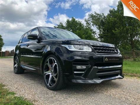 2015 LAND ROVER RANGE ROVER SPORT HSE DYNAMIC OVERFINCH IN BLACK