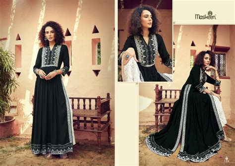 Black Chicken Kurta Omnama Fashions