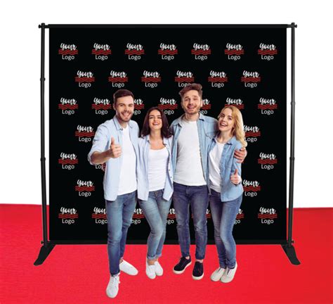 Ft X Ft Step And Repeat Adjustable Banner Stands