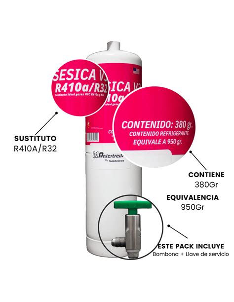 Comprar Gas refrigerante orgánico Gasesica V3 sustituto R32 R410A