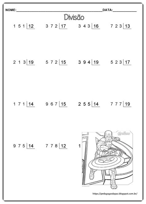 S Continhas Divis O Dois Algarismos Ano Atividade De Divis O