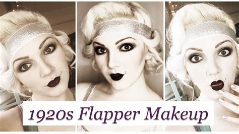 1920s Flapper Makeup Tutorial Youtube