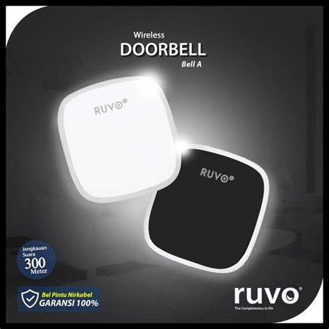 Jual BEST SELLER RUVO BEL RUMAH KANTOR WIRELESS DOOR BELL