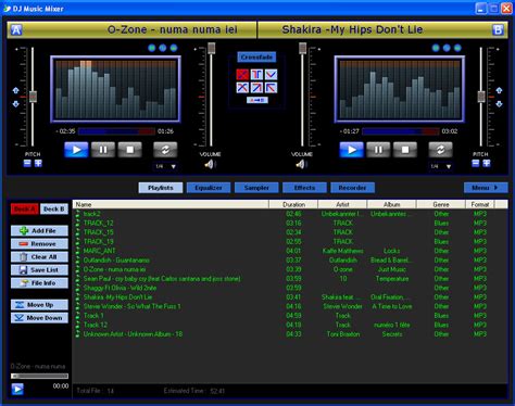 Sreenshot DJ Music Mixer 4.6 | Dj Software - Mixing Software - Mix mp3