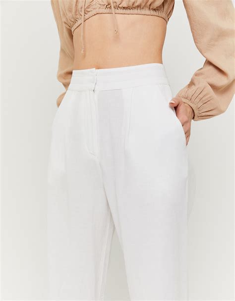 Weiße High Waist Hose TALLY WEiJL Österreich