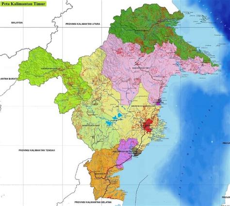 Peta Kalimantan Selatan Terbaru Hd Lengkap Dan Keterangannya