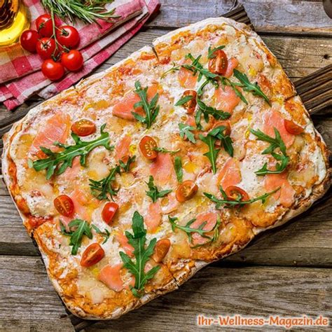 Low Carb Pizza Mit Lachs Selber Machen Einfaches Rezept