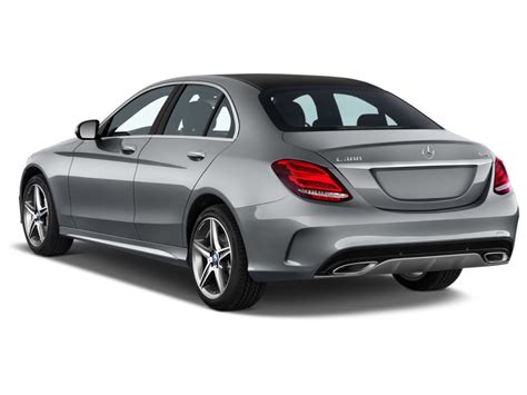 Image 2016 Mercedes Benz C Class 4 Door Sedan C300 Sport Rwd Angular Rear Exterior View Size