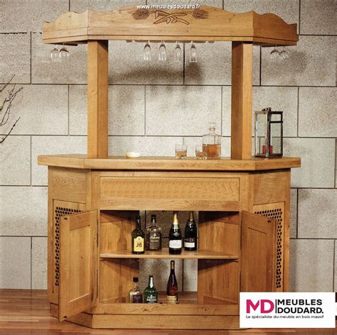 Meuble Bar En Bois Massif Style Rustique