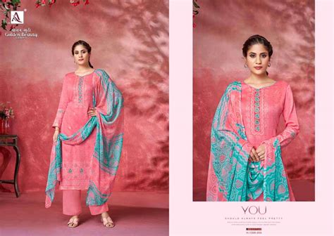 Alok Suit Golden Beauty Vol 3 Fancy Cotton Salwar Kameez Wholesale