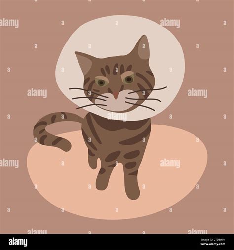 Vector Isolated Illustration Of A Sick Cat Stock Vector Image And Art Alamy