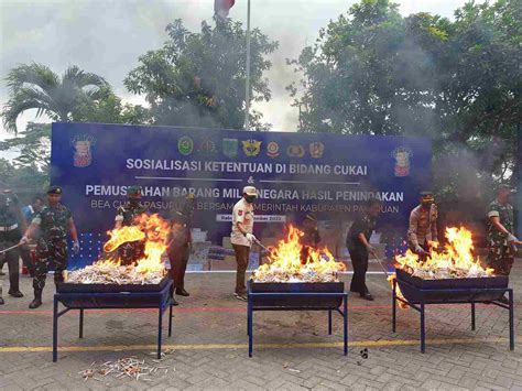 Bea Cukai Pasuruan Cegah Potensi Kerugian Negara Rp Miliar