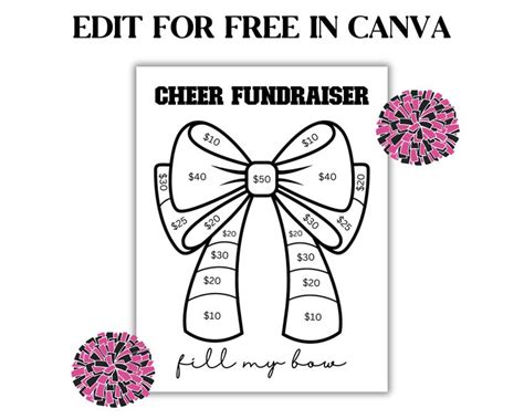 Fill My Bow Cheerleading Fundraiser Fundraiser Form Cheer Team