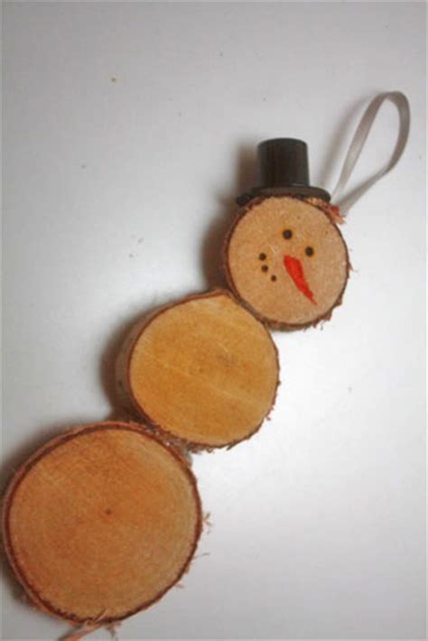 Wood Slice Snowman Ornament Factory Direct Craft Blog