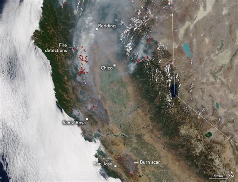 August Fires Leave Vast Burn Scars In California