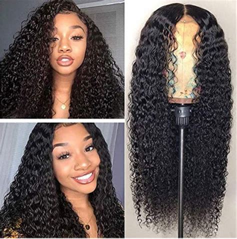 Magic Love Human Virgin Hair Curl Pre Plucked Lace Front Wig Andfull Lace