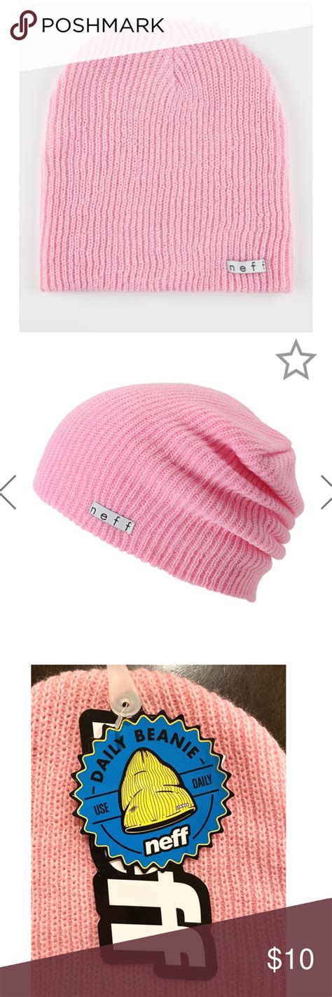 Nwt Neff Light Pink Daily Use Beanie Light Pink Beanie Slouchy Style