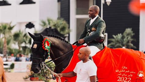 Morocco Royal Tour Le Cavalier Abdelkebir Ouaddar Remporte Le Prix