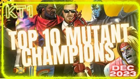 TOP 10 Mutant Champions In MCOC MCOC Ranking Series Part 4 December