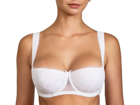 Balconett Halbschale Push Up B Gel Mit Extra Kissen Dirndl Bh Weiss