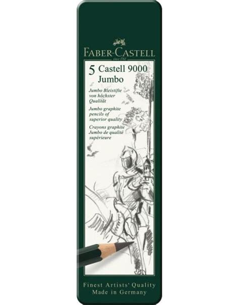 SET 5 BUC GRAFIT CASTELL 9000 JUMBO Faber Castell