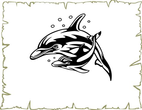 Dolphin Vector , Dolphin Svg , Dolphin Clipart , Dolphins SVG , SVG Files for Cricut , Glowforge ...