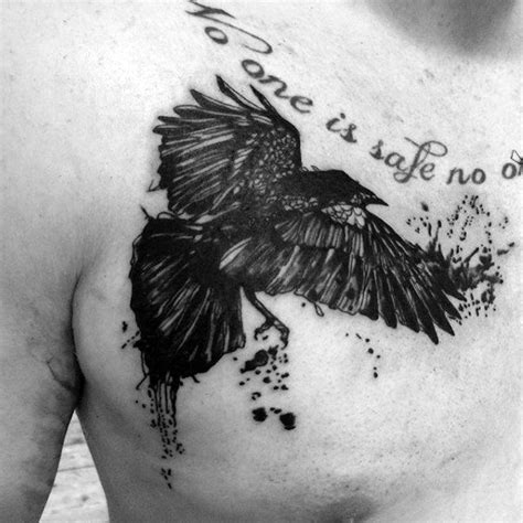 111 Raven Tattoo Designs For Men 2024 Inspiration Guide Raven