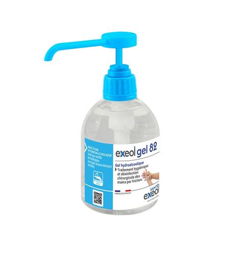 GEL HYDROALCOOLIQUE EXEOL GEL 82 Adom Matériel Médical