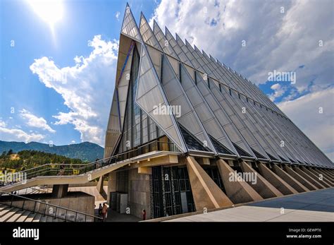 USAF Academy Chapel Stock Photo - Alamy