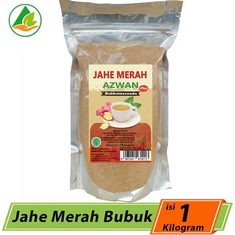 Jual JAHE MERAH INSTAN HERBAL AZWA Jahe Merah Bubuk Azwan Kemasan