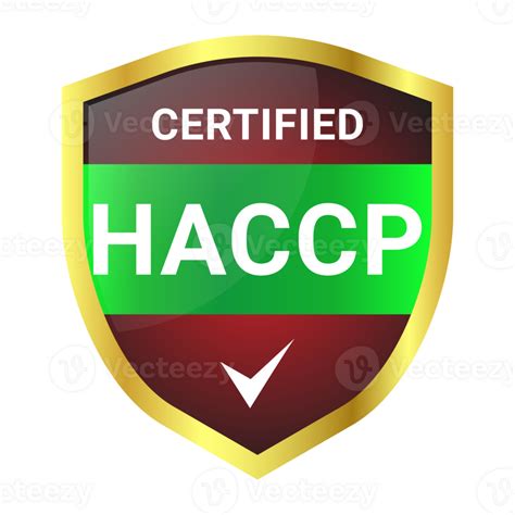 Hazard Analysis Critical Control Point Or Haccp Certified Badge Label