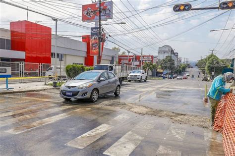 Habilitan Paso Sobre La Avenida Sur De San Salvador Tras Reparaci N