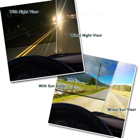 Auto Accessories Headlight Bulbs Car Gifts Zone Tech Anti Glare Sun