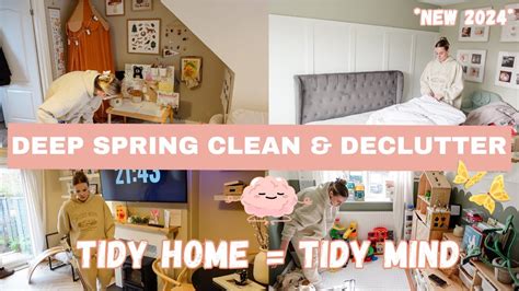 Deep Spring Clean Organise Restock Declutter Tidy Home Tidy Mind