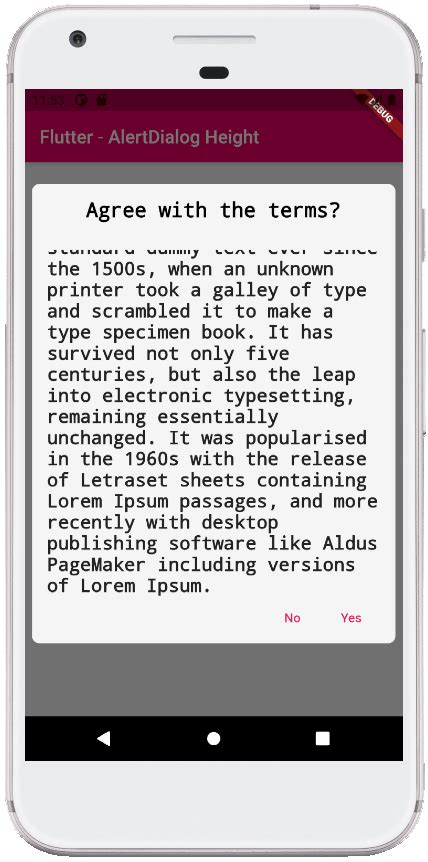 Flutter Alertdialog Height Flutter Tutorials