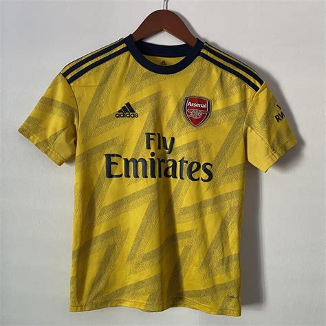 Adidas Arsenal Away Jersey Youth Version Eqt Yellow Depop