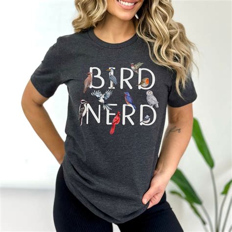 Bird Nerd Shirt Birding Shirt Bird Nerd T Shirt Bird Lovers Tee Nature Lover Shirts Funny