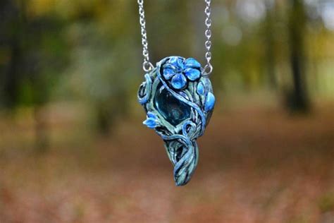 Elven Flower Handmade Pendant Fantasy Jewellry Magic Etsy