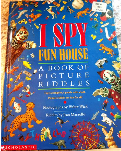 I Spy Funhouse This Clown Book My Kid Inherited From Somewhere Kind