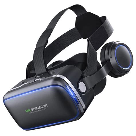 Shinecon 6 Generation G04E 3D VR Virtual Reality Brille mit Ohrhörer