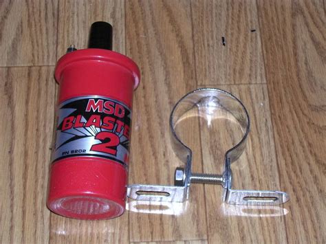 Sold Msd Blaster 2 Coil And Chrome Mounting Bracket For A Bodies