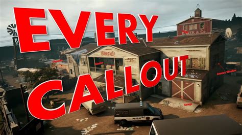 Every Callout On Oregon Rainbow Six Siege Youtube