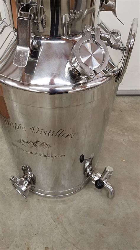 Gallon Stainless Steel Pot Still Inch Gas Or Electric Heat