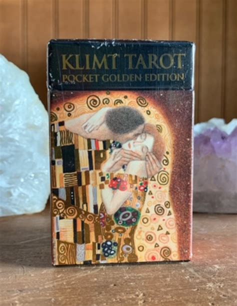 Golden Tarot Of Klimt Mini Deck Pocket Gold Edition
