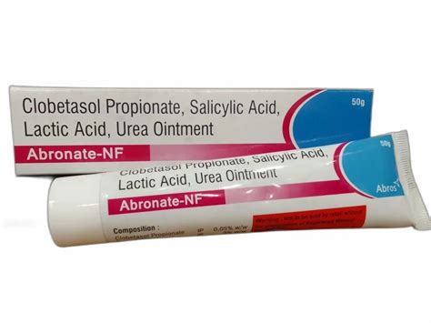 Abronate Nf Clobetasol Propionate Salicylic Acid Lactic Acid Urea