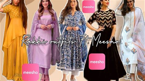 Rakhi Outfits Meesho Festive Wear Kurta Sets Try On Haul Meesho