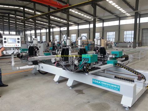 Four Corner Cleaning CNC UPVC Window Machine Window Machine And UPVC