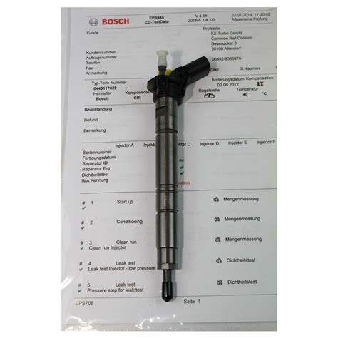 Original Bosch Injector 0445117029 Audi 3 0 TDI 0986435431 A6 A7 SQ5