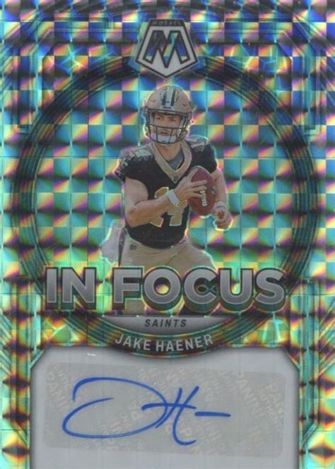 Jake Haener Mosaic If Jh In Focus Signatures Price Guide Sports